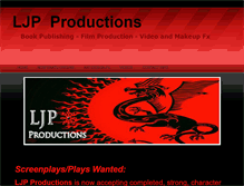 Tablet Screenshot of ljpproductions.com